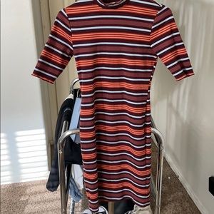 Mock Turtle Neck Dress